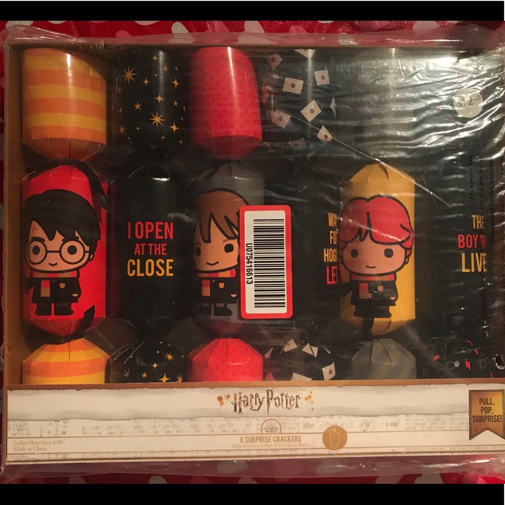 NWOT!! Harry Potter socks (set of 6)